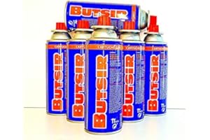 GOOD Butsir Pack de x6 cartuchos de gas, Bombonas de recarga de gas 227 g