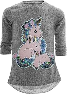 Sudadera con diseño de unicornio