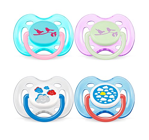 Avent SCF172/18 Beruhigungssauger, 0-6 Monaten, Sortiert, verschiedene Motive