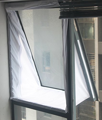 JOYOOO AirLock 100 Fensterabdichtung für mobile Klimageräte und Ablufttrockner Hot Air Stop - 8