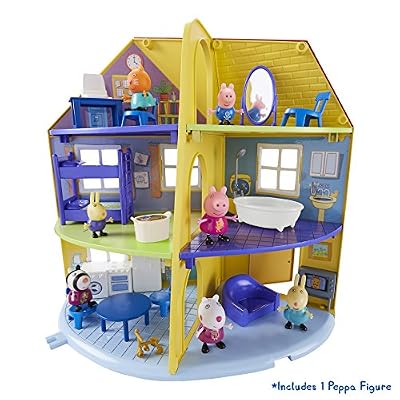 Vitamines & Minéraux Peppa Pig – La Maison Familiale – Décor + 1 Mini Figurine 5 cm