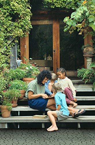 UPP® Gartenplatten 30x30cm/ Terrassenplatten/ Gartenweg/ Beetplatten/Bodenplatte (24 Teile, Stone) - 5