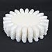 Fashion Gallery 10Pc Round Plastic Nail Art Tips False Display Wheel Practice 3D Color White