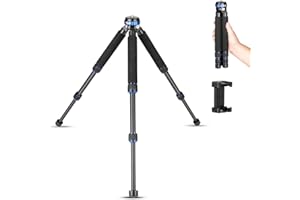 koolehaoda Tabletop Mini Tripod, Travel Portable Tripod with 1/4 and 3/8 Screw Mount and Extendable Leg Design, Max Load 10kg/22lbs,for DSLR Camera,Video Recorder,Cell phone(MT-03)