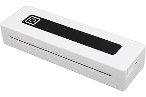 MENDUNER Imprimante de Voyage Portable, sans Encre, 200 DPI, Haute Résolution, Impression Claire, 10 Mm/s, pour Téléphones, Tablettes, Ordinateurs