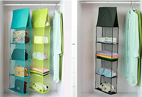 yingku Haushalt zum Aufhängen Handtasche Taschen Halter Kleidung Schuh Schrank Rack Collection Über der Wand Tür Lagerung Organizer Weiß - 8