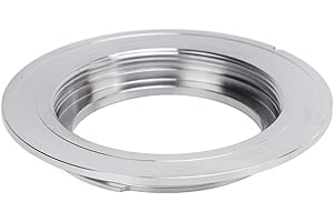 GOSHYDA Pierścień Adaptera Obiektywu M42‑MD, Pierścień Adaptera Obiektywu Aparatu do Obiektywu M42 do Mocowania Minolta MD, Kompatybilny z Obiektywem z Mocowaniem M42 i Korpusem Aparatu z Mocowaniem MD do Moc