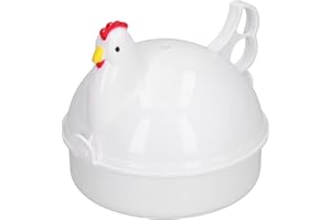 Lwuey Microonde Uova Caldaia,Cuociuova di Piccole Bollitore Vapore Uovo Caldaia Cucina Forniture Bracconiere Mini Fornello Di Pollo Elettrodomestici Cucinare per Uova Patate Polpette Mais Dolce