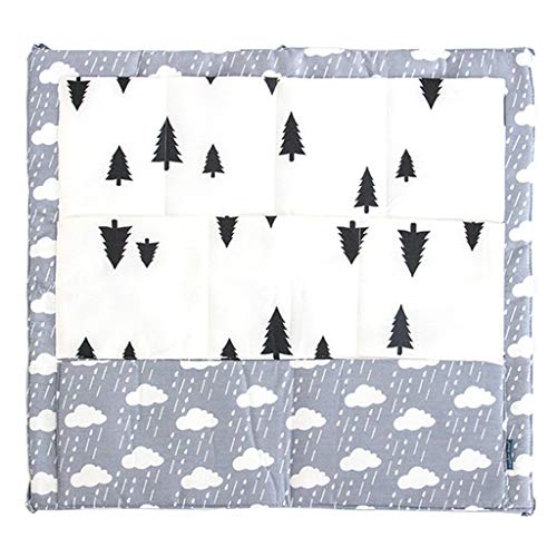 Vine Vivero Cuna Organizador ordenado para la cama de la choza Cama de bebé bolso de la bolsa de almacenamient Multifunción colgando pañales Organizador 55 * 60 cm