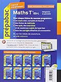 Image de Maths Tle ES, L - Prépabac Cours & entraînement: Cours, méthodes et exercices - Terminale ES, L