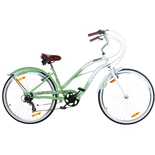 26 Zoll Beachcruiser Viking Retro Ladies Fahrrad Cruiser 2 Farben - 2