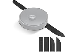 LOMUG Türschwellenrampe Saugroboter Rampe Türschwelle PVC Rollstuhlrampe rutschfeste Gummirampe Auffahrrampe Schwellenrampe für Saugroboter Rollstuhl Kinderwagen Rollator oder e Scooter, Schwarz-69cm