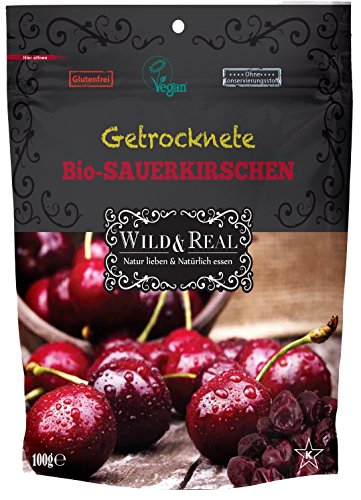 Preisvergleich Produktbild Getrocknete BIO-Sauerkirschen 100 g - ohne Zuckerzusatz