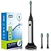 Produktbild Elektrische Zahnbürste Schall mit 3 Reinigung Modi, 2 Minuten Timer, Wasserdicht, 3 Ersatzbürstenköpfe, Wiederaufladbar, ITECHNIK Zahnbürsten Putzen Ihre Zähne wie beim Zahnarzt, Schwarz Zahnbürste