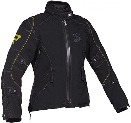 Preisvergleich Produktbild Rukka Armi Lady Gore-Tex Damen Motorrad Textiljacke 42 Schwarz / Neon / Gelb