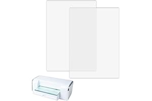 OTCRAFT 2Pcs/1 Pair Die Cutting Pads Compatible with BSP & BS Switch Plus, Clear Polycarbonate Plastic Cutting Plates, Embossing Crafting Pads (12 3/4 x 8 3/4 x 1/8 inch)