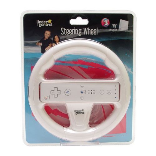 Preisvergleich Produktbild Under Control Lenkrad kompatibel wii Motion Plus – Wii – weiß