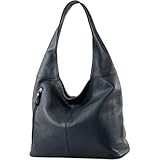 damentaschen leder grau ein geräumiges Hauptfach mit Reißverschluss durch ein Mittelfach ebenfalls mit Reißverschluss geteilt | das mit Stoff ausgefütterte Hauptfach ist zusätzlich mit einem Seitenfach mit Reißverschluss sowie einem Steckfach ausgestattet (für Ihr Smartphone geeignet) | je ein Außenfach mit Reißverschluss (ebenfalls für Ihr Smartphone geeignet) ist auf der Vorder- und Rückseite der Tasche angebracht | Innenmaterial aus Stoff | Metallteile silberfarben | Nähte in Taschenfarbe