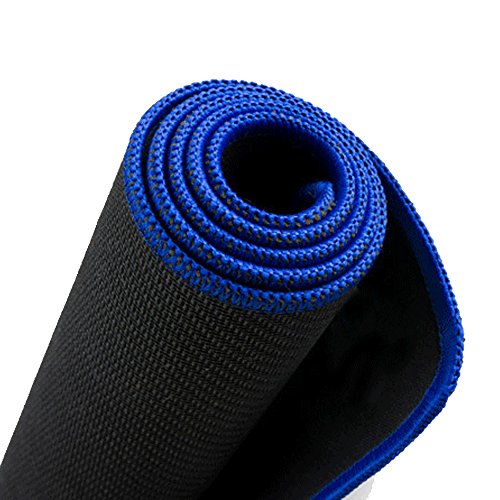 kupx 2 mm Offizielle Big Mauspad Spiel Maus Pad Erweiterte Auflage Reinigungstuch Gaming Mauspad 59,9 x 30 x 0,2 cm funktionelle Unterseite aus rutschfestem Gummi schwarz Edge