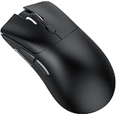 ATTACK SHARK R1 59g SUPERLIGHT Fare, PixArt PAW3311 Oyun Sens&ouml;r&uuml;, BT/2.4G Kablosuz/Kablolu Oyun Faresi, 18000'e kadar 6 Ayarl