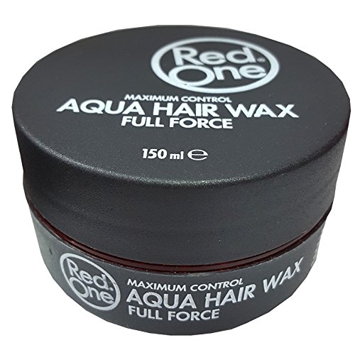 Red One Maximum Control Aqua Hair wax Pomade - Haarwachs BLACK 150ml