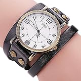 Herren Armbanduhr ALIKEEY CCQ Marke Vintage Kuh Lederarmbanduhr Männer Frauen Armbanduhr Quartz BK Quarzuhr Männer Edelstahl Mesh Business Fashion Armbanduhr Mann Runde