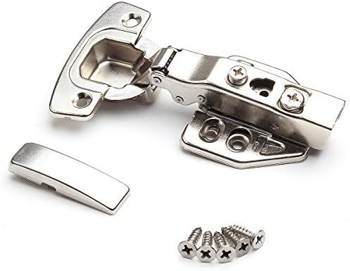 Stainless steel buffer hinge - Esste New Product hydraulic three-dimensional hinge Multi-specification silent cushion hinge Suitable for Door and window hardware (4 pack)
