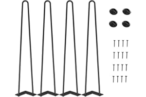 WINSOON Set di 4 Gambe per mobili 71 cm gambe tavolo per la protezione del pavimento per tavolini scrivanie moderne e comodini