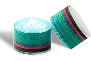 KONLLEN Punta da Biliardo Rainbow con Punta Trasparente SX/SS/S/M/MH/H 11 mm/14 mm 9 Strati Accessorio per Stecca da Biliardo 1 Pezzo