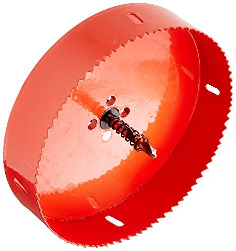 6mm Bohrer 155mm Häckselgutdurchmesser Lochsäge Rot für Bohren in Holz