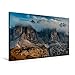 Produktbild Calvendo Premium Textil-Leinwand 90 cm x 60 cm quer, Blick aus Passo Gardena I | Wandbild, Bild auf Keilrahmen, Fertigbild auf echter Leinwand, Leinwanddruck Orte Orte