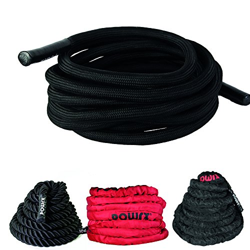 Battle Rope Schwungseil Länge 15m Durchmesser 3,8 cm oder 5 cm / Trainingsseil Sportseil Schlagseil Fitness Tau Schlangenseil