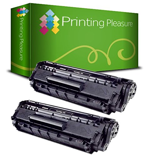 2 Toner kompatibel für Canon LBP-2900, LBP-2900i, LBP-2900B / LBP-3000 / 303 / 703 Schwarz / Black • Premium Qualität - Neuster Chip!