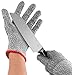 Produktbild Nuovoware Schnittschutzhandschuhe, Hochleistung Schnittschutz Handschuhe Lebensmittelecht 5 Ebene Handschutz für Haus & Küche Arbeitssicherheit, EN388 Certified, 1 Paar(Small Size)