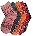 Produktbild possec Damen Vintage Wolle Socken 5 dicker Farben 5 Stück