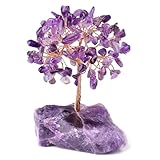 Xiannvxi Crystal Tree Amethyst Tree Crystal Tree Of Life With Gemstone Base Money Tree Reiki Healing Fengshui Luckytree For Desk Decor Cute Room Decor