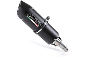GPR Pot échappement marque GPR compatible avec Honda VFR1200X Crosstourer 2011-2016, Furore Nero, Échappement légal, homologué,silencieux avec db killer amovible et tuyau de liaison spécifique