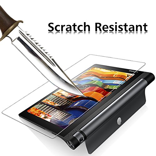 Lenovo Yoga Tab 3 Plus / Lenovo Yoga Tab 3 Pro 10.1 Zoll Panzerglas Schutzfolie, iVoler® Panzerglasfolie folie Displayschutzfolie Hartglas Gehärtetem Glas DisplayPanzerglas Schutzfolie Displayschutz Tempered Glass Screen Protector für Lenovo Yoga Tab 3 Plus / Lenovo Yoga Tab 3 Pro 10.1 Zoll – 0,3mm Dünn, 9H Härtegrad, 2.5D Abgerundete Kanten – [Kratzfest][Hohe Transparenz] [Fingerabdruck-frei][Blasenfrei]-Lebenslange Garantie - 3