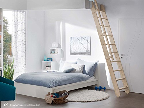 Intercon Raumspartreppe Fichte EasyStep zum Schieben mit Handlauf bis 300 cm Geschosshöhe“ - 3