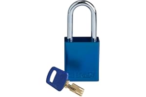 Brady SafeKey Lockout Candado Aluminio Azul 1.5" Acero Shkl