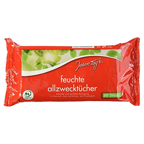 Jeden Tag Feuchte Allzwecktücher, 50 Stück