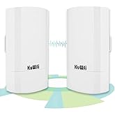 WiFi Bridge Punkt zu Punkt Wlan Bridge KuWFi 900Mbps Wireless Bridge Outdoor WLAN Repeater WiFi Extender Outdoor CPE kit für