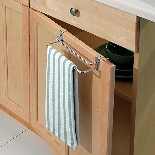 InterDesign 97592EU Metalo Handtuchhalter mit 2 Stangen zum Hängen über die Schranktür, chrom - 2