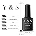 Y&S 8ML UV LED Soak Off Gel Nail Polish Glitter Nail Salon Manicure Starter Kit Including 6 Colours Gel Polish And Base Coat and Top Coat #009