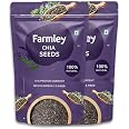 Farmley Chia Seeds I 200g I Chia seeds for weight loss I Omega-3 seeds ...
