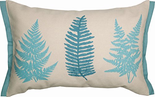 SchönerWohnen Fern türkis Zierkissenhülle 38x58cm