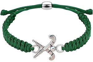 Sportybella Field Hockey Charm Bracelet- Adjustable Bracelets For Girls with Field Hockey Stick Charm. Field Hockey Jewelry Gifts for Field Hockey Players, Teams & Coaches. Friendship Bracelet.