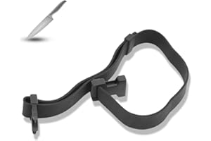 Cyrank Diving Knife Straps, Diving Quick Release Rubber Knife Straps Snorkeling Replacement Dive Knife Belt for Snorkeling Free Diving