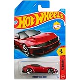 Hot Wheels Ferrari 12CILINDRI [Kırmızı] 4/5, 94/250, 2026 i&ccedil;in Yeni! 1:64 &Ouml;l&ccedil;ekli D&ouml;k&uuml;m Oyuncak Ara&ccedil;
