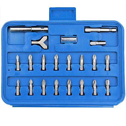 Deuba® Bitsatz Bitset Spezialbits Bitbox Sortiment 100tlg inkl. Koffer CV-Stahl 1/4″ Antrieb - 3